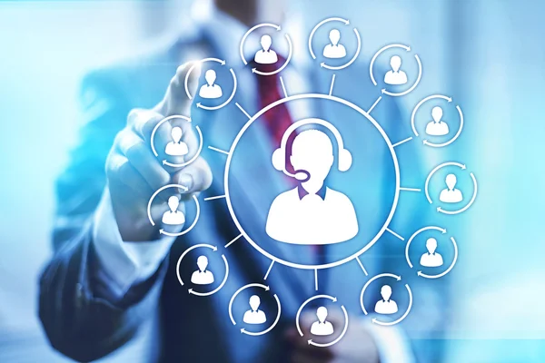 Modern cloud contact centre team using omnichannel customer service tools
